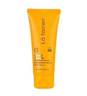 کرم ضدآفتاب و ضدلک بی‌رنگ SPF 30 (پوست خشک و معمولی)